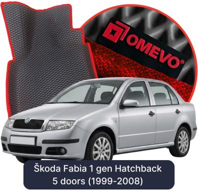 EVA Autoteppiche OMEVO für Škoda Fabia 1 gen Kompakt 5 Türer (1999-2008)