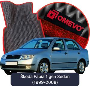 OMEVO 5D Pro EVA Fußmatten für Škoda Fabia 1 gen Limousine (1999-2008)
