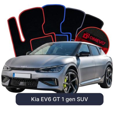 Velours-Autofußmatten OMEVO für Kia EV6 GT 1 gen SUV (2021-2025)