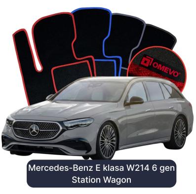 Velours-Autofußmatten OMEVO für Mercedes-Benz E-Klasse W214 6 gen Kombi (2023-2025)