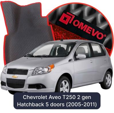 EVA Autoteppiche OMEVO für Chevrolet Aveo T250 2 gen Schrägheck 5 Türen (2005-2011)