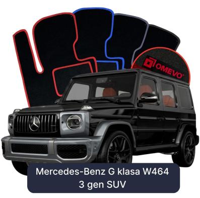 Velours-Autofußmatten OMEVO für Mercedes-Benz G-Klasse W464 3 gen SUV (2018-2025)