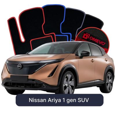 Velours-Autofußmatten OMEVO für Nissan Ariya 1 gen SUV (2022-2025)