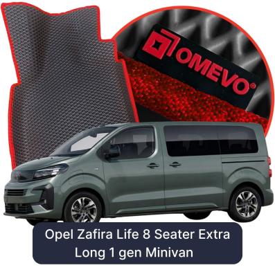 EVA Autoteppiche OMEVO für Opel Zafira Life 8-Sitzer Extra lang 1 gen Minivan (2019-2026)