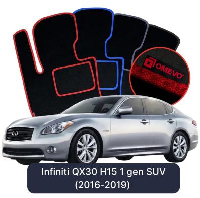 Velours-Autofußmatten OMEVO für Infiniti M 35h 4 gen Sedan (2010-2013)