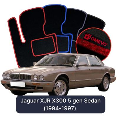 Velours-Autofußmatten OMEVO für Jaguar XJR X300 5 gen Limousine (1994-1997)