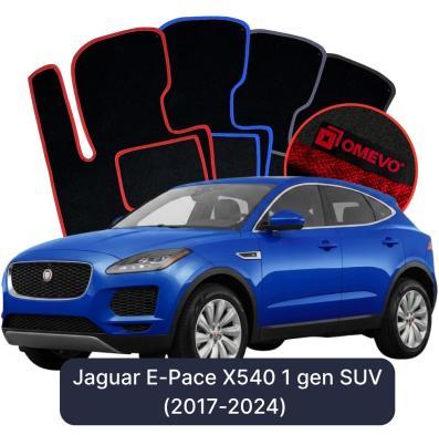 Velours-Autofußmatten OMEVO für Jaguar E-Pace X540 1 gen SUV (2017-2024)