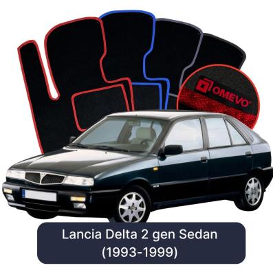 Velours-Autofußmatten OMEVO für Lancia Delta 2 gen Limousine (1993-1999)