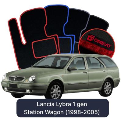 Velours-Autofußmatten OMEVO für Lancia Lybra 1 gen Kombi (1998-2005)