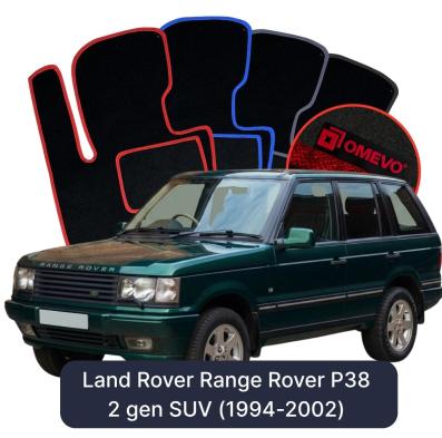 Velours-Autofußmatten OMEVO für Land Rover Range Rover P38 2 gen SUV (1994-2002)