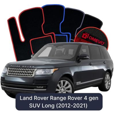Velours-Autofußmatten OMEVO für Land Rover Range Rover 4 gen SUV Langversion (2012-2021)