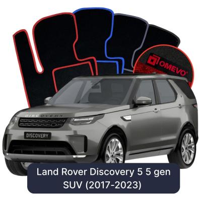 Velours-Autofußmatten OMEVO für Land Rover Discovery 5 gen SUV (2017-2023)