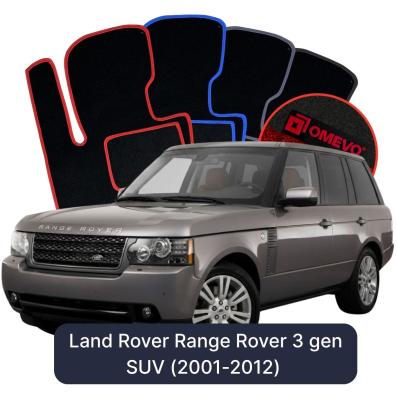 Velours-Autofußmatten OMEVO für Land Rover Range Rover 3 gen SUV (2001-2012)