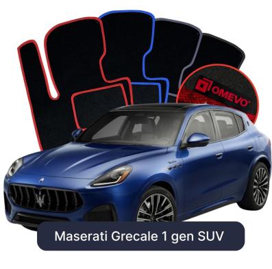 Velours-Autofußmatten OMEVO für Maserati Grecale 1 gen SUV (2022-2025)