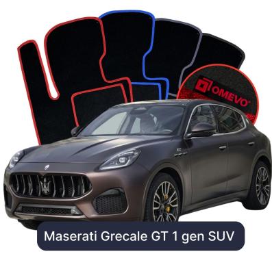 Velours-Autofußmatten OMEVO für Maserati Grecale GT 1 gen SUV (2022–2025)