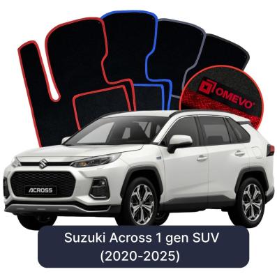 Velours-Autofußmatten OMEVO für Suzuki Across 1 gen SUV (2020-2025)