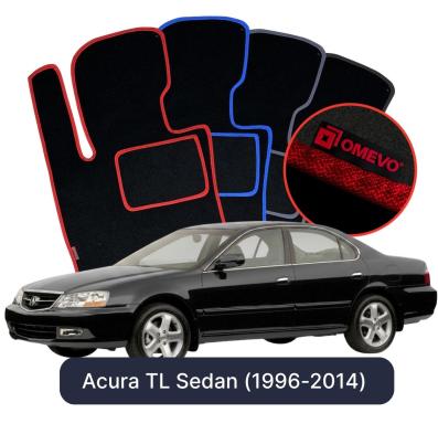 Velours-Autofußmatten OMEVO für Acura TL Limousine (1996-2014)