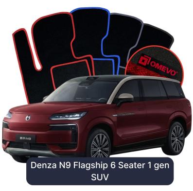 Velours-Autofußmatten OMEVO für Denza N9 Flagship 6-Sitzer 1 gen SUV (2025-2026)