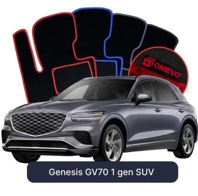 Velours-Autofußmatten OMEVO für Genesis GV70 1 gen SUV (2020-2026)