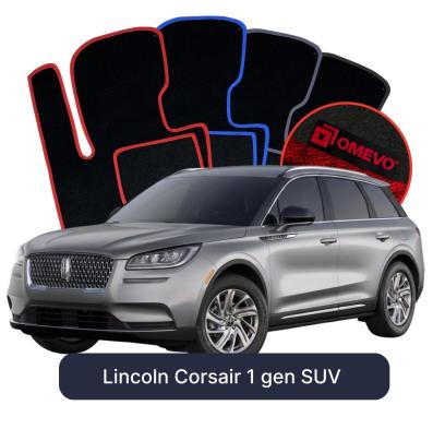 Velours-Autofußmatten OMEVO für Lincoln Corsair 1 gen SUV (2019-2025)
