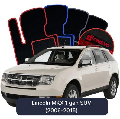 Velours-Autofußmatten OMEVO für Lincoln MKX 1 gen SUV (2006-2015)