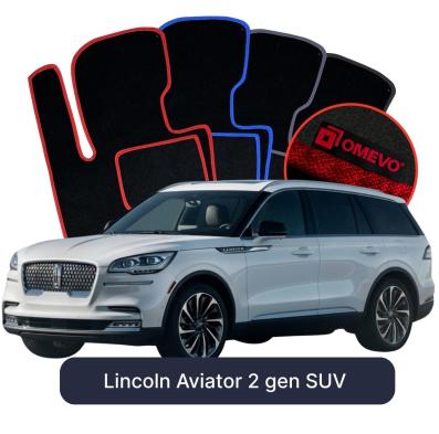 Velours-Autofußmatten OMEVO für Lincoln Aviator 2 gen SUV (2019–2025)