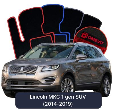 Velours-Autofußmatten OMEVO für Lincoln MKC 1 gen SUV (2014-2019)