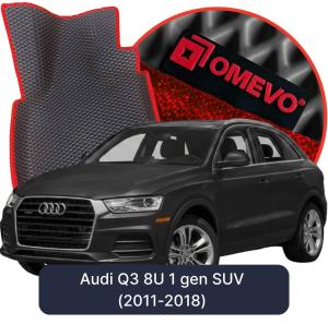 OMEVO 5D Pro EVA Fußmatten für Audi Q3 8U 1 gen SUV (2011-2018)