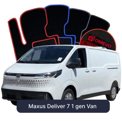 Velours-Autofußmatten OMEVO für Maxus Deliver 7 1 gen Van (2023-2025)