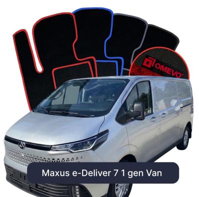 Velours-Autofußmatten OMEVO für Maxus e-Deliver 7 1 gen Van (2023-2026)
