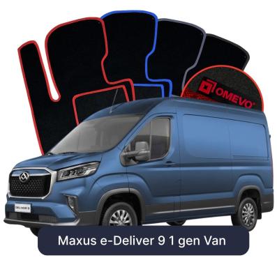 Velours-Autofußmatten OMEVO für Maxus e-Deliver 9 1 gen Van (2023-2026)
