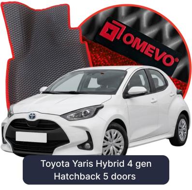 EVA Autoteppiche OMEVO für Toyota Yaris Hybrid 4 gen Kompakt 5 Türer (2020-2026)