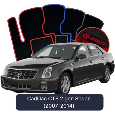 Velours-Autofußmatten OMEVO für Cadillac CTS 2 gen Limousine (2007-2014)