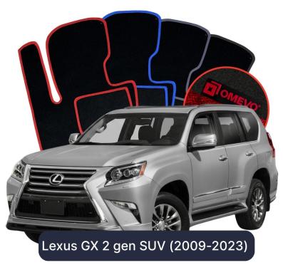 Velours-Autofußmatten OMEVO für Lexus GX 2 gen SUV (2009-2023)