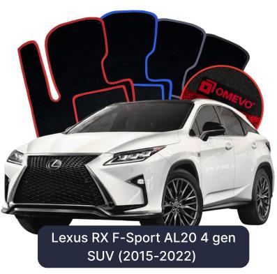 Velours-Autofußmatten OMEVO für Lexus RX F-Sport AL20 4 gen SUV (2015-2022)