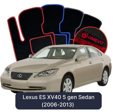 Velours-Autofußmatten OMEVO für Lexus ES XV40 5 gen Limousine (2006-2013)