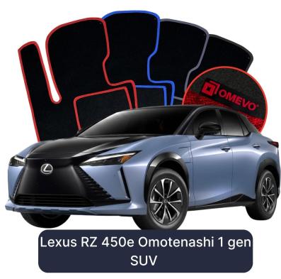 Velours-Autofußmatten OMEVO für Lexus RZ 450e Omotenashi 1 gen SUV (2022-2025)