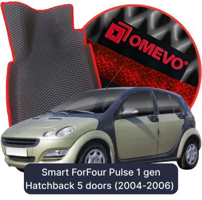 EVA Autoteppiche OMEVO für Smart ForFour Pulse 1 gen Kompakt 5 Türer (2004-2006)