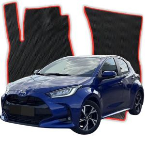 OMEVO EVA Fußmatten® für Toyota Yaris Hybrid poliftingowy (od 2024) 4 gen Kompakt 5 Türer (2020-2026)