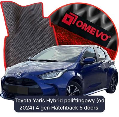 EVA Autoteppiche OMEVO für Toyota Yaris Hybrid poliftingowy (od 2024) 4 gen Kompakt 5 Türer (2020-2026)