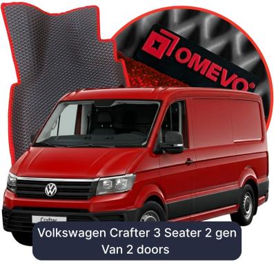 EVA Autoteppiche OMEVO für Volkswagen Crafter 3-Sitzer 2 gen Kastenwagen 2 Türer (2016-2026)