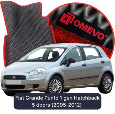 EVA Autoteppiche OMEVO für Fiat Grande Punto 1 gen Kompakt 5 Türer (2005-2012)