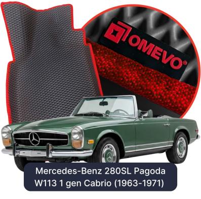 EVA Autoteppiche OMEVO für Mercedes-Benz 280SL Pagoda W113 1 gen Cabrio (1963-1971)