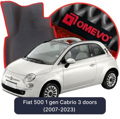 EVA Autoteppiche OMEVO für Fiat 500 1 gen Cabrio 3 Türer (2007-2023)
