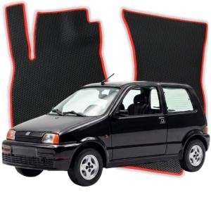 OMEVO EVA Fußmatten® für Fiat Cinquecento 1 gen Kompakt 3 Türer (1991-1998)
