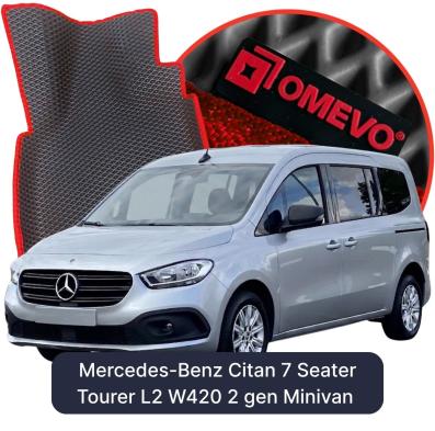EVA Autoteppiche OMEVO für Mercedes-Benz Citan 7-Sitzer Tourer L2 W420 2 gen Minivan (2021-2026)