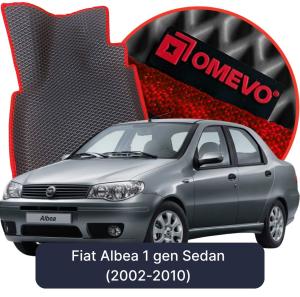 OMEVO 5D Pro EVA Fußmatten für Fiat Albea 1 gen Limousine (2002-2010)