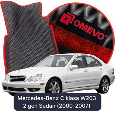 EVA Autoteppiche OMEVO für Mercedes-Benz C-Klasse W203 2 gen Limousine (2000-2007)