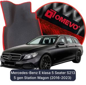 OMEVO 5D Pro EVA Fußmatten für Mercedes-Benz E klasa 5-Sitzer S213 5 gen Kombi (2016-2023)