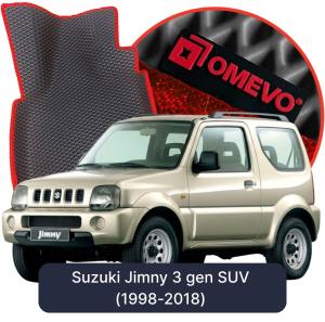 OMEVO 5D Pro EVA Fußmatten für Suzuki Jimny 3 gen SUV (1998-2018)